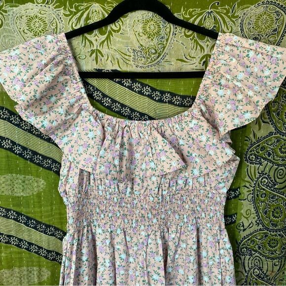 NWOT Mable x Anthropologie Garden Party Cropped Jumpsuit Size Large - Picture 11 of 16